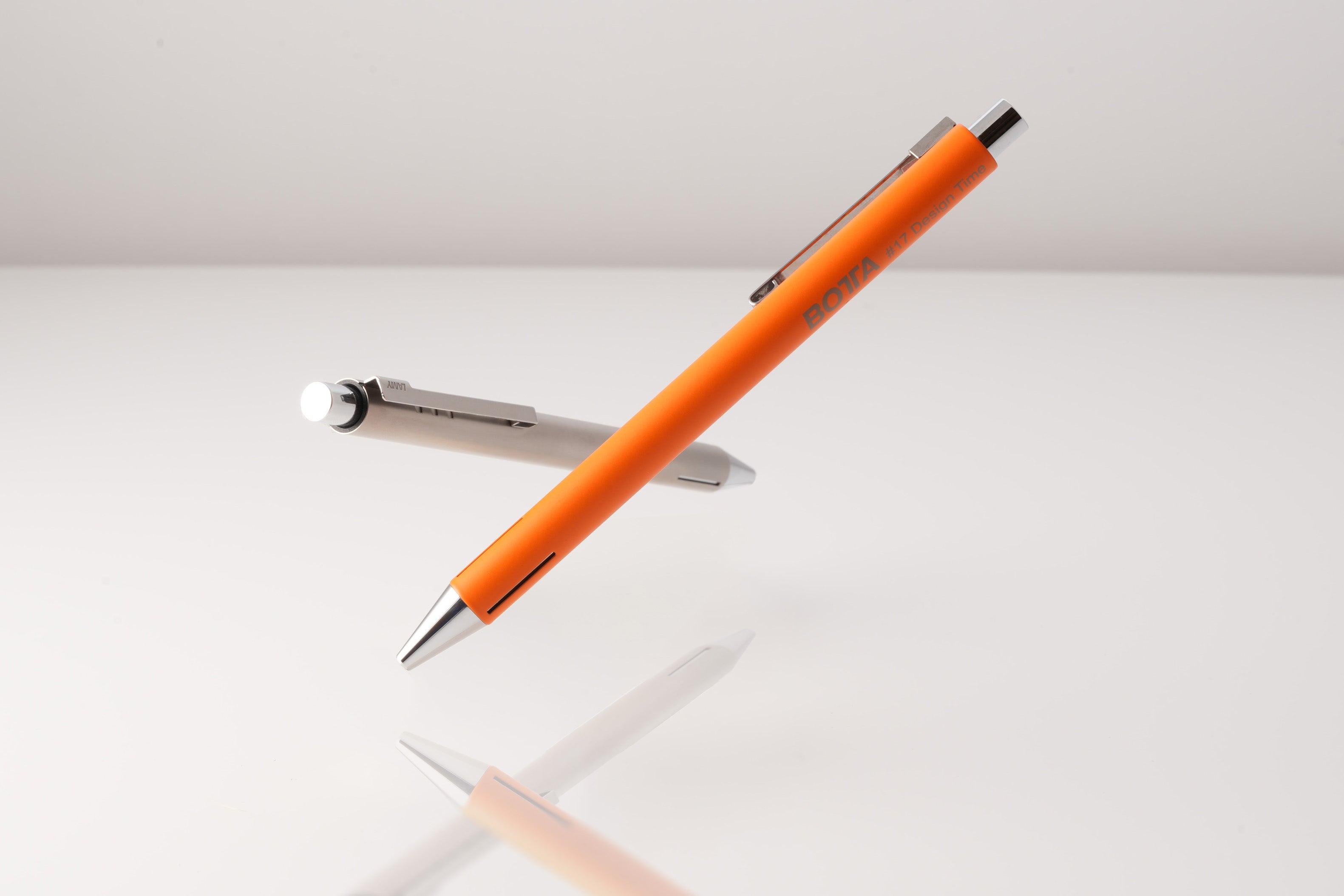 Titanium-colored ballpoint pen