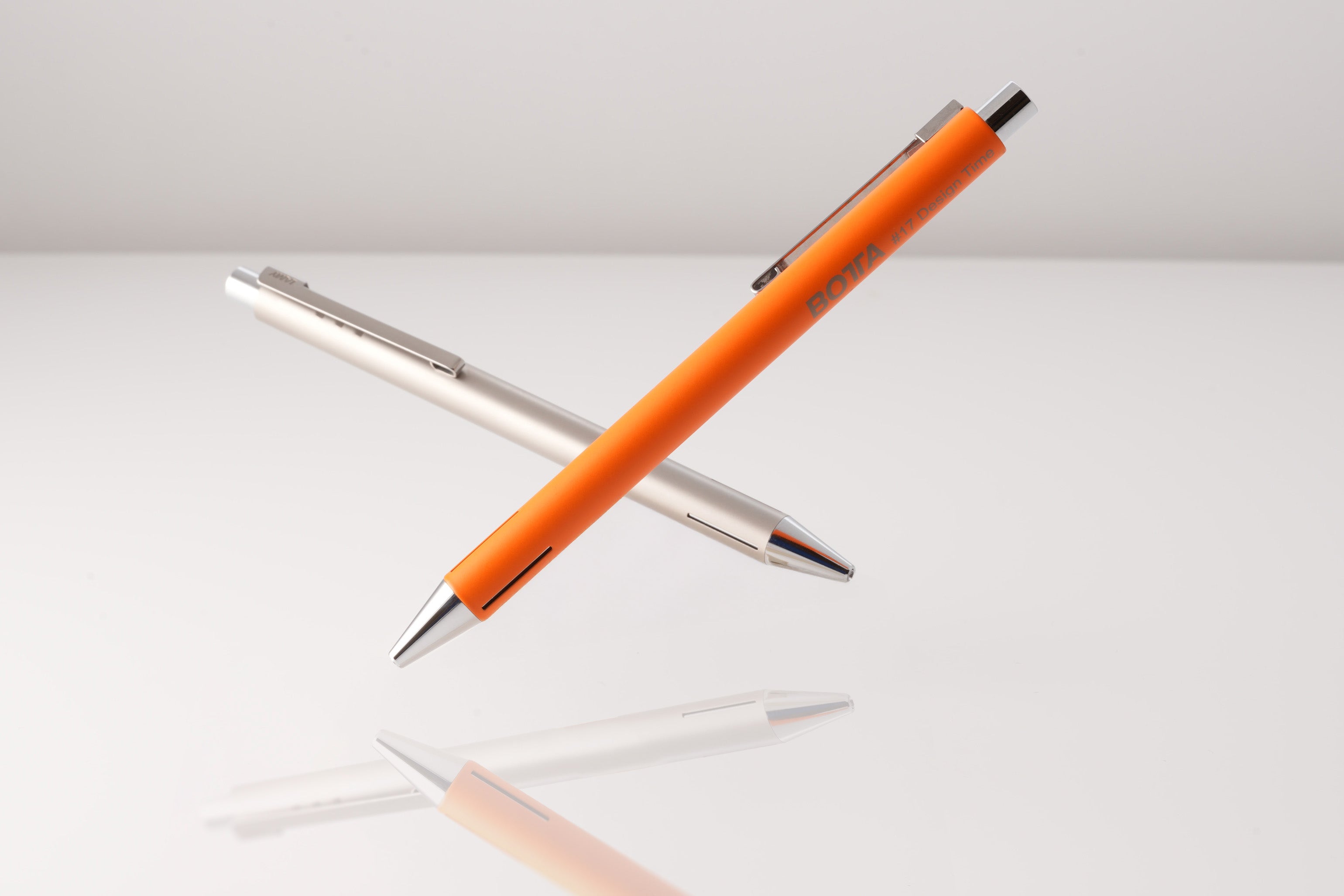 Titanium-colored ballpoint pen